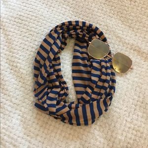 Striped Infinity Scarf